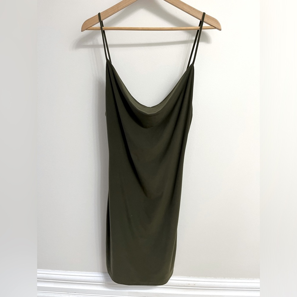 Blue Blush Green Dress